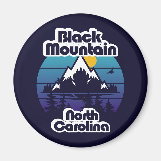Schwarzer Berg, North Carolina Magnet (Vorne)