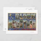 Schwarzer Berg, North Carolina Postkarte (Vorne/Hinten)