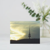 Schwarzer Berg Postkarte (Stehend Vorderseite)