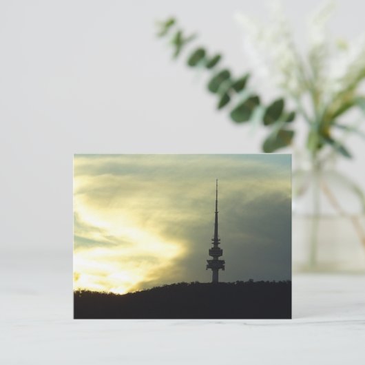 Schwarzer Berg Postkarte (Stehend Vorderseite)