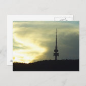 Schwarzer Berg Postkarte (Vorne/Hinten)