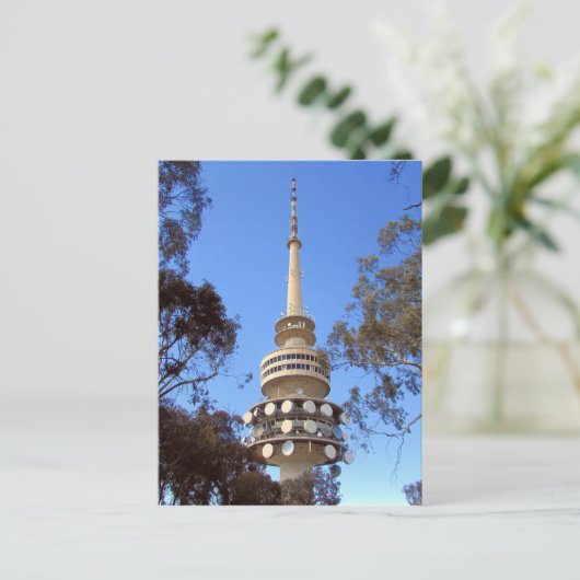 Schwarzer Bergturm Postkarte (Stehend Vorderseite)