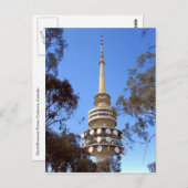 Schwarzer Bergturm Postkarte (Vorne/Hinten)