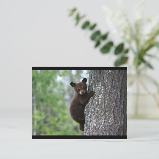 SCHWARZER BEUTEL POSTKARTE (Stehend Vorderseite)