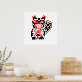 schwarzer Biber Poster (Küche)