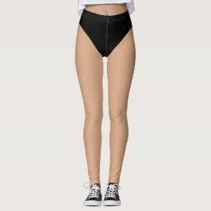 Schwarzer Bikini Leggings
