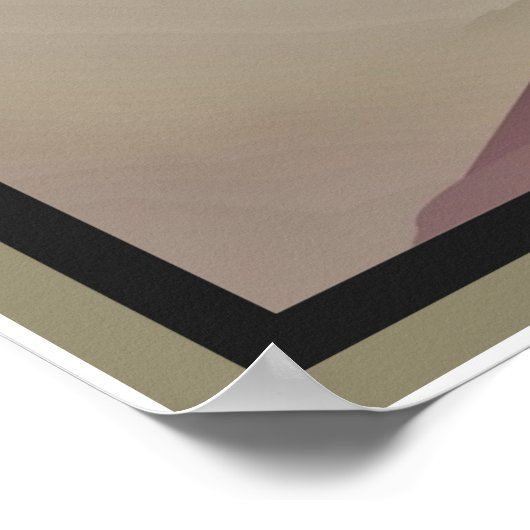 Schwarzer Bird Poster (Ecke)