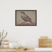 Schwarzer Bird Poster (Küche)