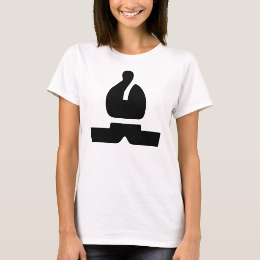 Schwarzer Bischof T-Shirt (Vorderseite)