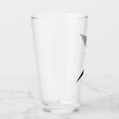 Schwarzer Blitz-Blitz Glas (Rechts)