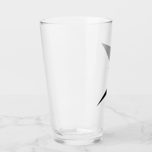 Schwarzer Blitz-Blitz Glas (Rechts)