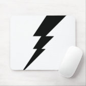 Schwarzer Blitz-Blitz Mousepad (Mit Mouse)