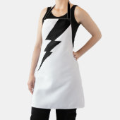 Schwarzer Blitz-Blitz Schürze (InSitu)