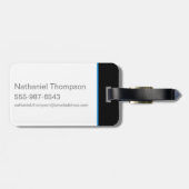 Schwarzer Blitz - dem Volk Hoffnung geben Gepäckanhänger (Rückseite horizontal)