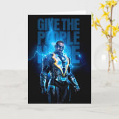 Schwarzer Blitz - dem Volk Hoffnung geben Karte (Gelbe Blume)