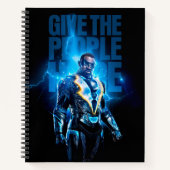 Schwarzer Blitz - dem Volk Hoffnung geben Notizblock (Vorderseite)