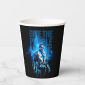 Schwarzer Blitz - dem Volk Hoffnung geben Pappbecher (Vorderseite)