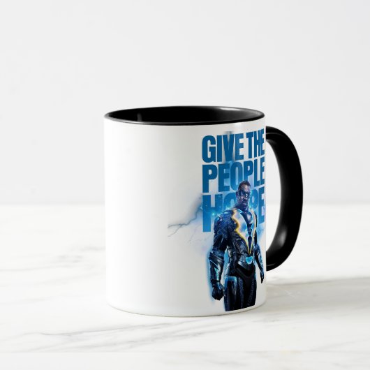 Schwarzer Blitz - dem Volk Hoffnung geben Tasse (VorderseiteRechts)