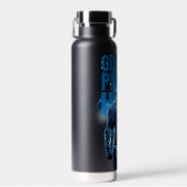 Schwarzer Blitz - dem Volk Hoffnung geben Trinkflasche (Vorne)