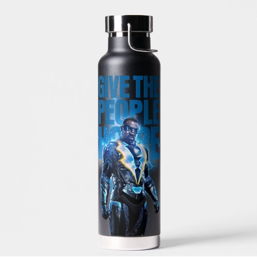 Schwarzer Blitz - dem Volk Hoffnung geben Trinkflasche (Links)