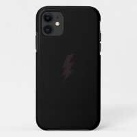 schwarzer Blitzbolzen iphone Kasten
