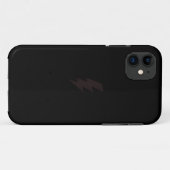 schwarzer Blitzbolzen iphone Kasten Case-Mate iPhone Hülle (Rückseite (Horizontal))