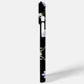 Schwarzer Blumenstrauß Case-Mate iPhone Hülle (Rückseite / Links)