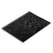 Schwarzer Boden Notizblock (Linke Seite)