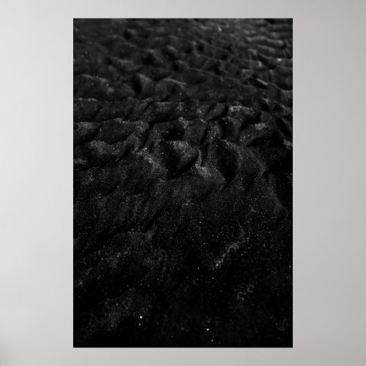 Schwarzer Boden Poster (Vorne)