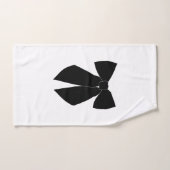 Schwarzer Bogen Badhandtuch Set (Handtuch)