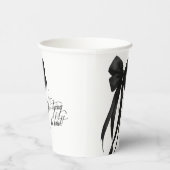 Schwarzer Bogen Brautparty-Papierbecher Pappbecher (Rechts)