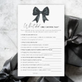 Schwarzer Bogen Brautparty Was hat der Bräutigam g