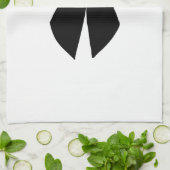 Schwarzer Bogen Geschirrtuch (Gefaltet)