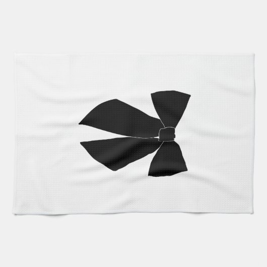 Schwarzer Bogen Geschirrtuch (Horizontal)