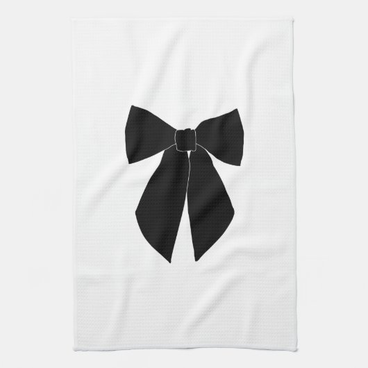 Schwarzer Bogen Geschirrtuch (Vertikal)