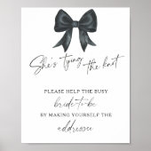 Schwarzer Bogen - Helfen Sie der geschäftigen Brau Poster (Vorne)