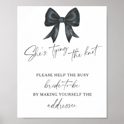 Schwarzer Bogen - Helfen Sie der geschäftigen Brau Poster (Vorne)