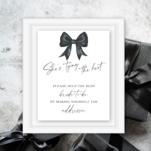 Schwarzer Bogen - Helfen Sie der geschäftigen Brau Poster