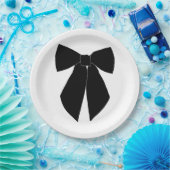 Schwarzer Bogen Pappteller (Party)