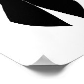Schwarzer Bogen Poster (Ecke)