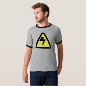 Schwarzer Bolzen T-Shirt (Vorne ganz)