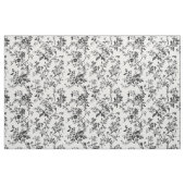 Schwarzer botanischer Zweig-Toile Stoff (Fat Quarter (45,7 x 55,9 cm))