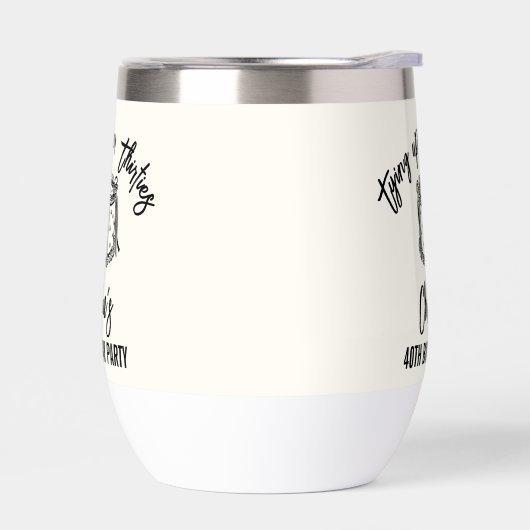 Schwarzer Bow, der ihre Dreißiger zum 40. Geburtst (Links)