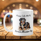 Schwarzer & Braun Berner Hund PERSONALISIEREN Kaffeetasse