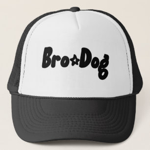 schwarzer bro Hundehut Truckerkappe