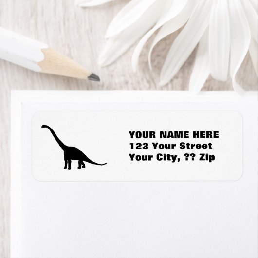 Schwarzer Brontosaurus | Dinosaur Shadow Dino (Insitu)