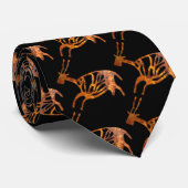 Schwarzer Buck - Rost Krawatte (Gerollt)