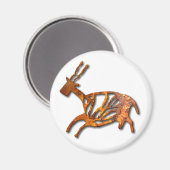 Schwarzer Buck - Rost Magnet (Vorderseite/Rückseite)