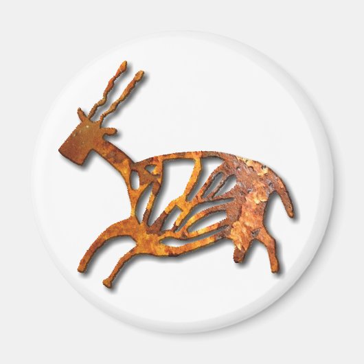 Schwarzer Buck - Rost Magnet (Vorne)