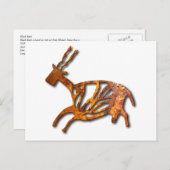 Schwarzer Buck - Rost Postkarte (Vorne/Hinten)